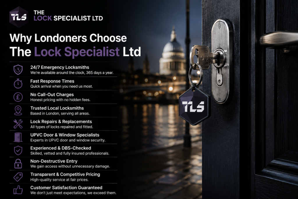 Why Londoners Choose The Lock Specialist Ltd​
