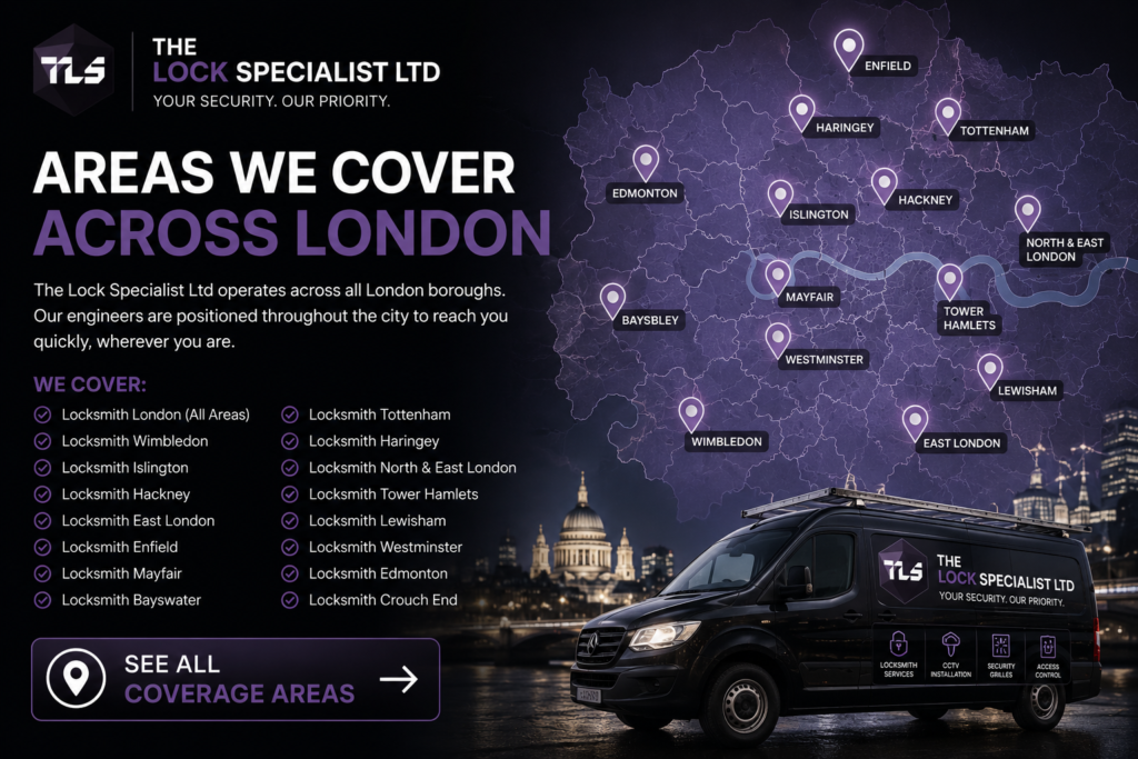 Areas We Cover Across London​