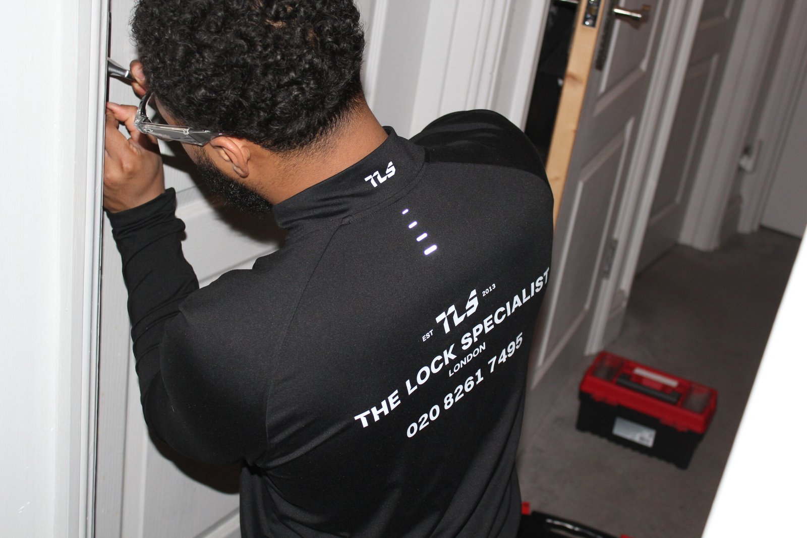 The Lock Specialist engineer in London — replace with a real photo